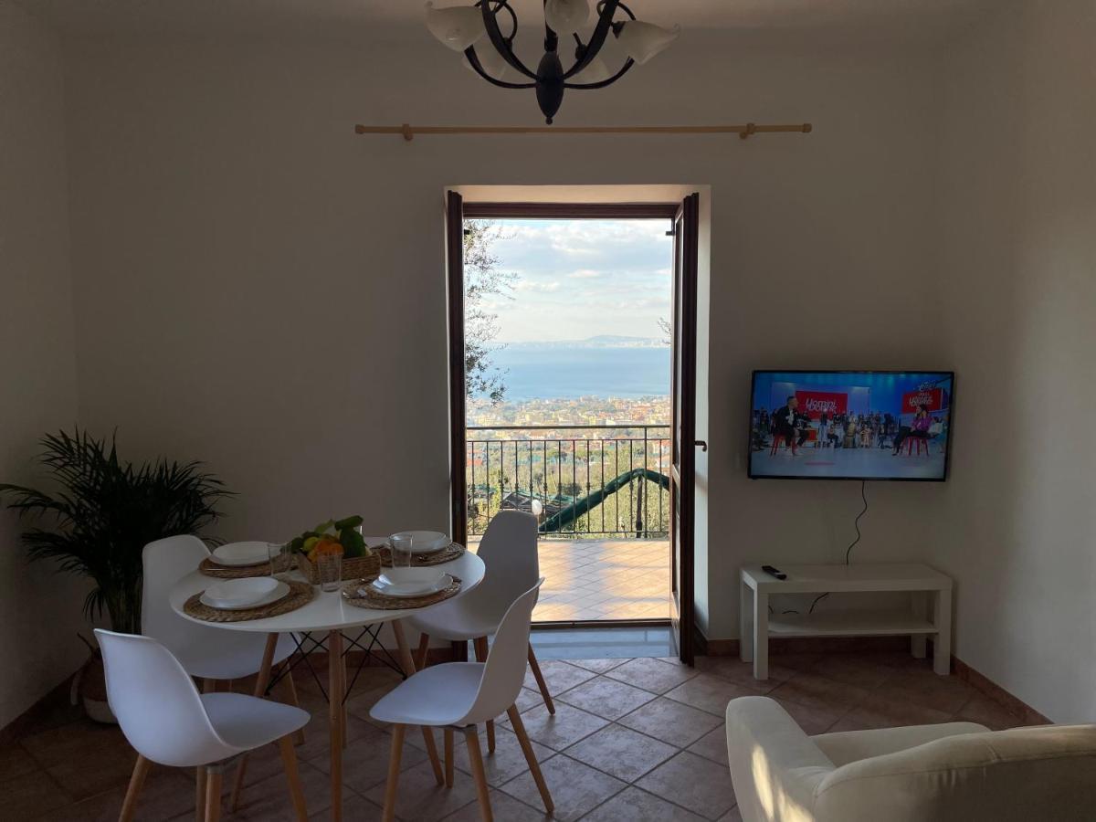 Sky View Villa Piano di Sorrento Exteriör bild