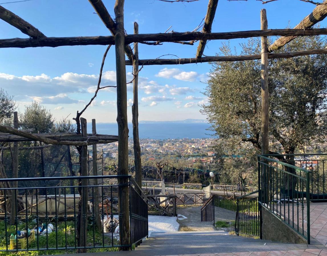 Sky View Villa Piano di Sorrento Exteriör bild