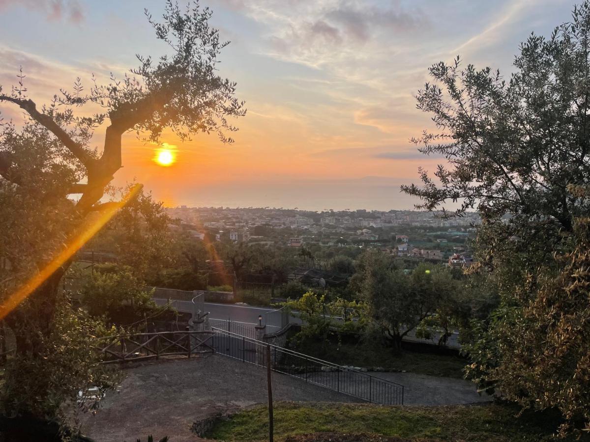 Sky View Villa Piano di Sorrento Exteriör bild
