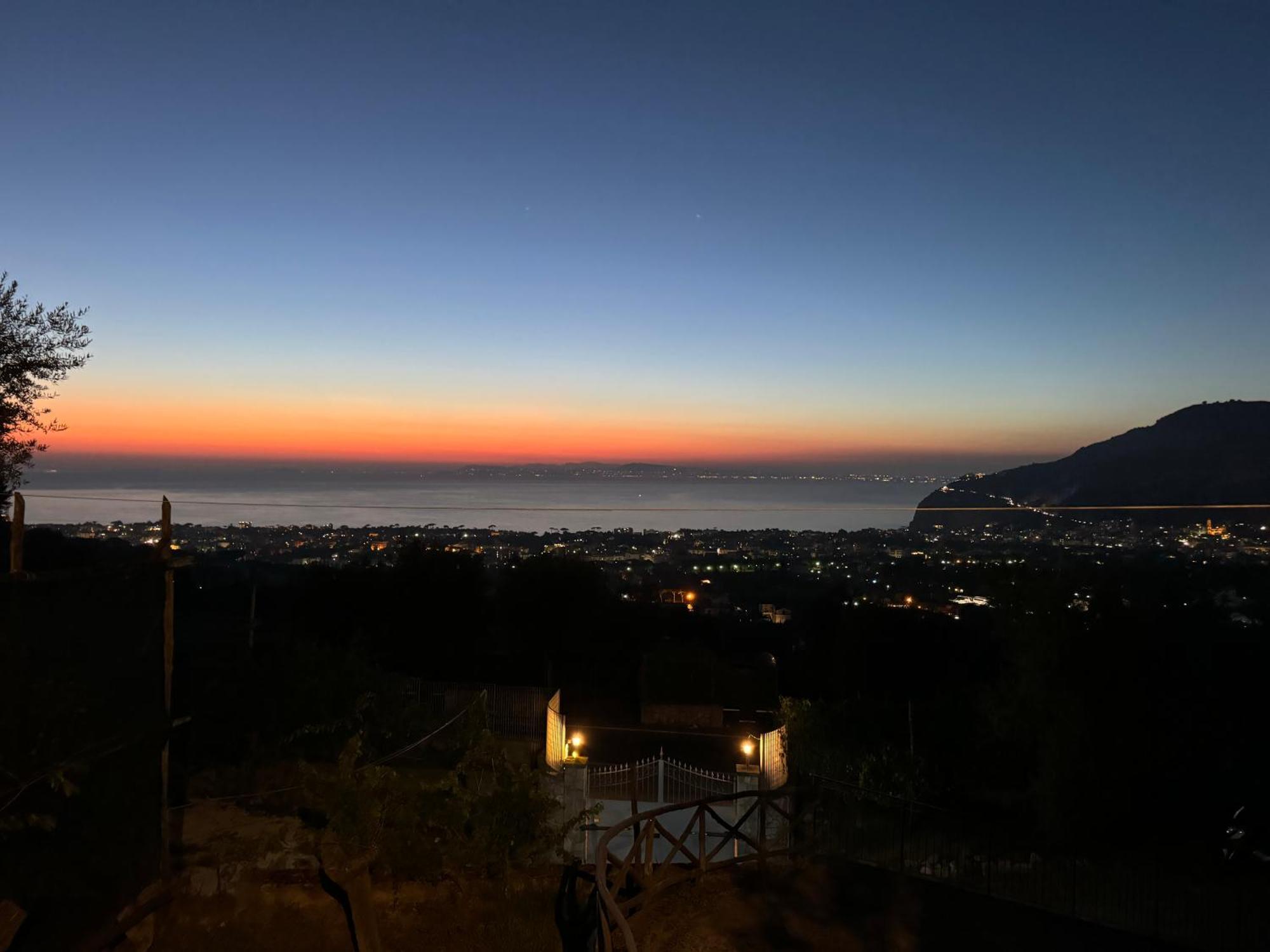 Sky View Villa Piano di Sorrento Exteriör bild